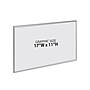 Azar  17" x 11" Sign Holder, Horizontal, Wall Mounted, Clear, Acrylic, 10/Pack (122037)~#|#~6C10E6B4-ED86-471F-8C91091D71514701_sc7