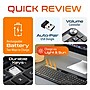 Delton KB90 Wireless Rechargeable Solar (Light) Powered Keyboard, Black (DKBSLR90)~#|#~6C126292-C150-4B6A-822677927B9D6C8F_sc7