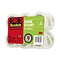 Scotch Sure Start Packing Tape, 1.88" x 25 yds., Clear, 6/Pack (DP1000RF6)~#|#~6C176629-9C42-43CC-9C30D4EF2D479DEA_sc7