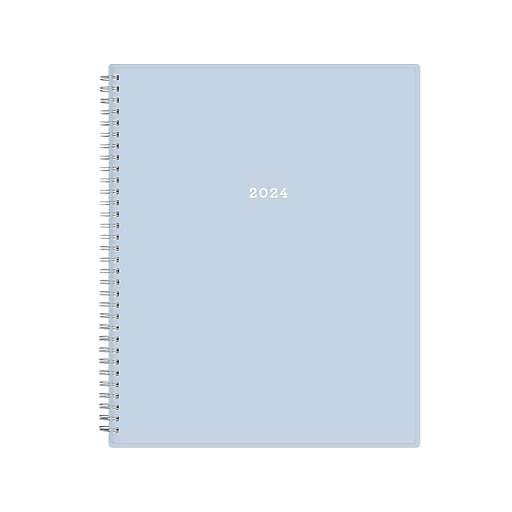 2025 Blue Sky 8.5" x 11" Weekly & Monthly Planner, Blue (143699) Staples