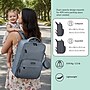 DUKAP Mom Pro Expandable Diaper Backpack, Large, Grey (BDKMOM17GRE)~#|#~6C19F733-7345-4592-9F4E6362881E9508_sc7