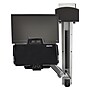 Ergotron StyleView Adjustable Keyboard & Monitor Mount Workstation, Up to 24" Monitor, Aluminum (45-273-026)~#|#~6C1F551E-D6A6-4155-ADE02122BAE4A5E0_sc7