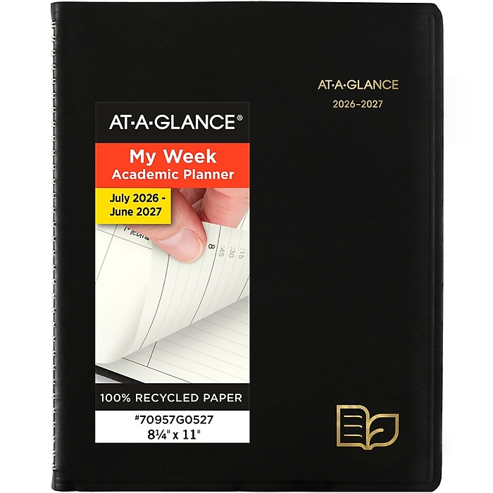 2026-2027 AT-A-GLANCE Recycled 8.25