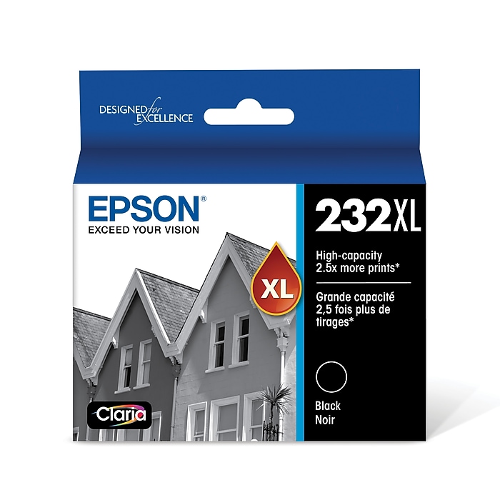 Epson 232XL Black High Yield Ink Cartridge (T232XL120-S) | Staples
