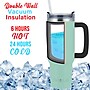 Brentwood Geojug Stainless Steel Double Walled Tumbler Cup, 40 oz., Blue (CMB-1200BL)~#|#~6C24911B-0323-4123-81EC01492DDEF7F5_sc7
