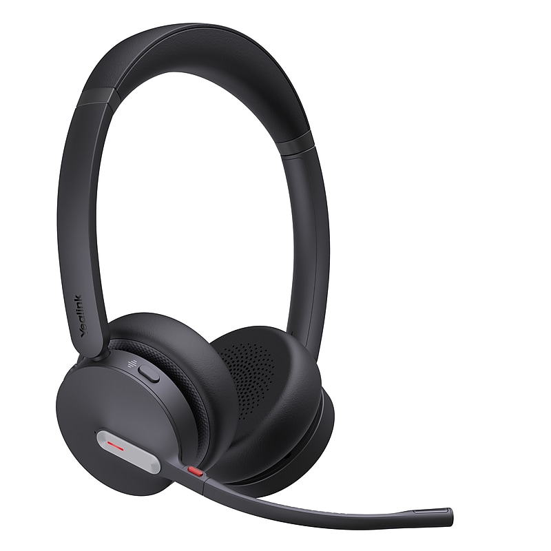 YeaLink BH70 Noise Canceling Bluetooth Stereo On-Ear Stereo Headset, UC Certified (1208704) image 1