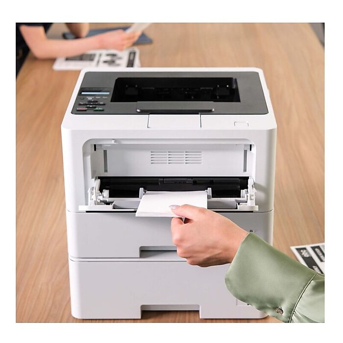 Brother HL L5210DWT Monochrome Laser Printer with Dual Trays Wireless Staples
