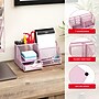 Staples 7-Compartment Metal Mesh Desk Organizer, Dusty Pink (ST63824)~#|#~6C28053A-08D2-4D4F-809331D7EE4A6DD2_sc7