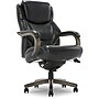 La-Z-Boy Delano Ergonomic Leather Executive Big & Tall Chair, 400 lb. Capacity, Jet Black/Gray (CHR10045B)~#|#~6C2874CF-CFE0-4D61-AA09B1721DD4C58E_sc7
