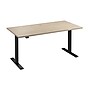 Bush Business Furniture Move 60 Series 60"W Electric Adjustable Standing Desk, Natural Elm/Black Powder Coat (M6S6030NEBK)~#|#~6C2F2AB7-4FCB-48CB-9FAB3AF2C27ADF0E_sc7