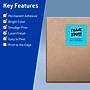 Avery Laser/Inkjet Multipurpose Square Labels, 4" x 4", Bright Blue, 40/Pack (94100)~#|#~6C30E6BE-E26D-4001-80665CA8F0E20918_sc7