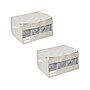 Honey-Can-Do Polyester Stemware Storage Box, Natural, 2/Set (SFT-09239)~#|#~6C33CA8A-3FA1-484B-A2A33B9135C7A348_sc7