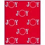Safavieh Holiday Collection 4'-2" x 5'-0" Joy To The World Throw, Red/White (HOL2009A-5060)~#|#~6C346BB1-CBEE-4D79-8C2DAC91C35F6024_sc7