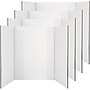 Enday Emraw Tri-Fold Presentation Board, 36" x 48", Corrugated, White, 4/Pack (EDY11544)~#|#~6C38AC01-0E2C-4B68-95016D2ADCD8F110_sc7