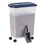 Iris 47 Quart Storage Container with Lid, Plastic, White/Blue (585109)~#|#~6C3AB6B8-A977-40DD-B64A61C5B6F9EAE2_sc7
