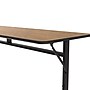 Correll Econoline 60"W x 24"D Adjustable Foldable Training Room Table, Laminate, With Wheels, Medium Oak (FTM2460TF06)~#|#~6C4067FA-FE49-4BC5-A998C4A08AA4AE54_sc7