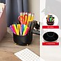 Staples 5-Compartment Rotating Plastic Desk Organizer, Black (ST63869)~#|#~6C40DF52-8AB5-445B-96D36BDED6344D8C_sc7