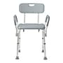 Medline Knockdown Bath Bench, Fixed Arms, Back Rest, Aluminum Frame, 400 lb. Capacity (G2-101KRX1)~#|#~6C41B58C-0B9C-43E1-A404AFAC72C3E4DB_sc7