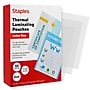 Staples Thermal Laminating Pouches, Letter Size, 3 Mil, 50/Pack (5200507/5200525)~#|#~6C497FEB-E815-4AA8-BD52AA3BDF089951_sc7