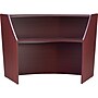 Regency Marque 72"W Curved Reception Desk Workstation, Mahogany (77290MH)~#|#~6C4BB5E3-B329-4797-945CB604D5845FA6_sc7