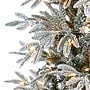 Nearly Natural 7.5' Flocked Manchester Spruce Artificial Christmas Tree with 450 Lights and 949 Bendable Branches (T1855)~#|#~6C4F485F-330C-4CD1-8A1AA904A8165E03_sc7