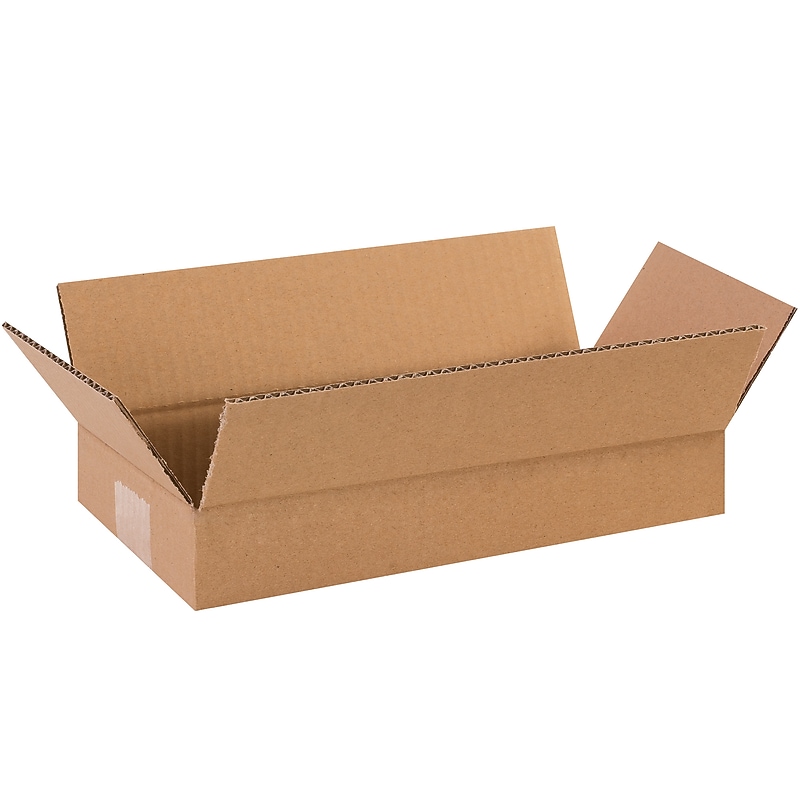 12" x 6" x 2" Shipping Boxes, 32 ECT, 25/Bundle (1262) image 1