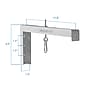 Mount-It! 12" Universal Projector Screen Mount Universal Projector Wall/Ceiling Mount, 2/Pack, White (MI-631WHT)~#|#~6C589F94-1DB3-4105-83F3721E8F3B2754_sc7