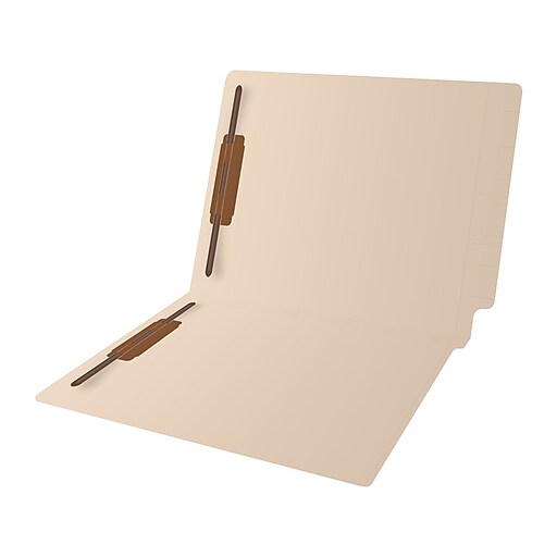 Medical Arts Press Reinforced End Tab File Folder, LetterSize, Manila