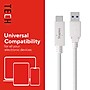 Staples TECH USB-C to USB-A Charging Cable, 3.3 ft., White (ST62316)~#|#~6C60C438-FD5A-4A85-89DA9A421455AFDD_sc7