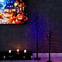 Nearly Natural 6' Pre-Lit Halloween Black Willow Artificial Fall Tree with 160 Orange and Purple LED Lights (T4755)~#|#~6C64E886-2D53-4445-9E7C4BEBFF5BBD69_sc7