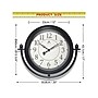 Infinity Instruments Finial Wall Clock, 15.75"Dia. (20308BK-4551)~#|#~6C6BA9E3-060E-41C1-B089AC81080AB007_sc7