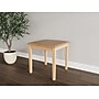 Lesro Weston 20"W x 20"D Wooden End Table, Riftwood Walnut (WS0620.WRW)~#|#~6C6D8DD1-DB50-42B7-BF33DB8EE0BCA044_sc7