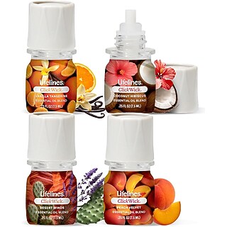 Lifelines Jasmine & Geranium Nebulizing Aromatherapy Essential Oil