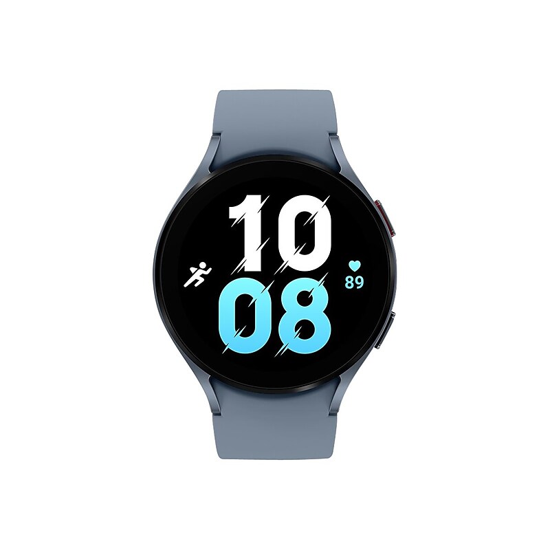 Samsung Galaxy Watch5 Bluetooth Smart Watch, Blue, 2" (SM-R910NZBAXAA) image 1