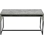 Household Essentials Wrap 35"W x 20"D Laminate Coffee Table, Rustic Slate Concrete/Black (8271-1)~#|#~6C7CCA3A-AFBD-4369-8AB8025295803508_sc7