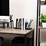 Mind Reader Wood Decorative Basket Bookends, 5"H, Black (BOOKBASK2-BLK)~#|#~6C7DAF2C-4CA9-4420-A718FC2B4D260E6D_sc7