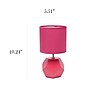 Simple Designs 10.24" LED Table Lamp, Pink (LT2065-PNK)~#|#~6C7E0B0E-23E6-476A-82C722C7702649B9_sc7