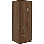 Lorell Essentials Series 65.6" Laminate Tall Storage Cabinet With 2 Drawers, Walnut (LLR69889)~#|#~6C8536BF-CA2F-464E-8830ED2A5B428ED3_sc7