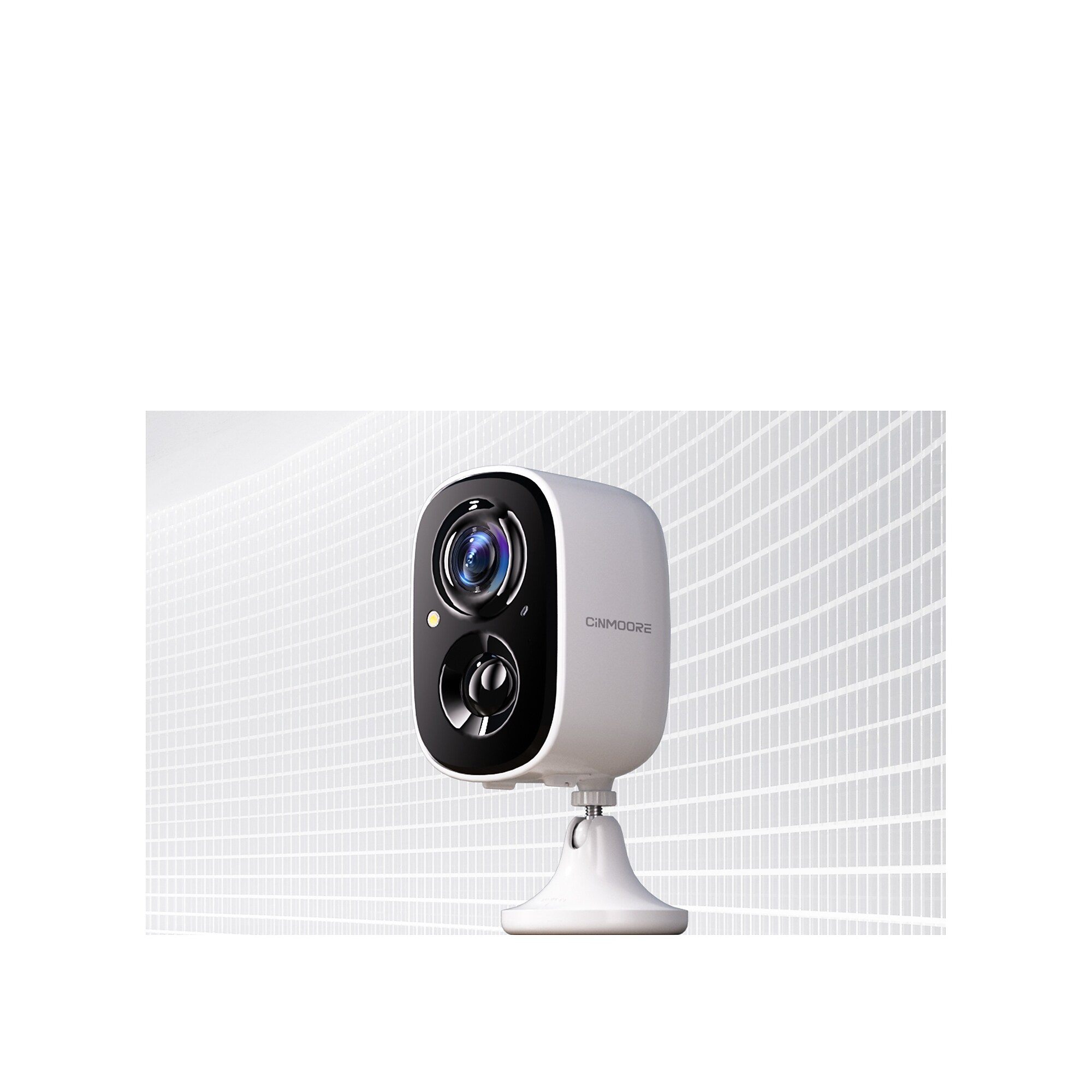 CINMOORE 2.5K Wireless Indoor/Outdoor Home Security Camera -White (BC22U) Simolary simolary.com