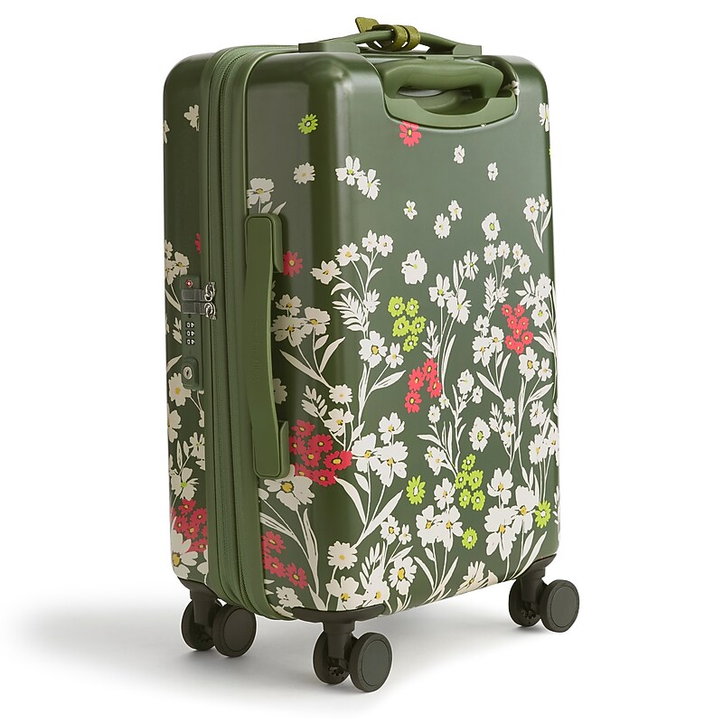 Vera Bradley Adair 22" Hardside Carry-On Suitcase, 4-Wheeled Spinner, TSA Checkpoint Friendly, Breezy Meadow Floral (5211921388) image 1