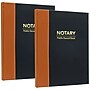 Global Printed Products Hardcover 8.5" x 11" Notary Journal, Black/Tan, 2/Pack (GPP-0094-A)~#|#~6C8A0FDA-DF33-4684-9E45F70655A06240_sc7