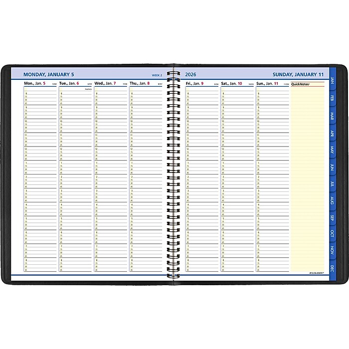 2026 AT-A-GLANCE QuickNotes 8.25