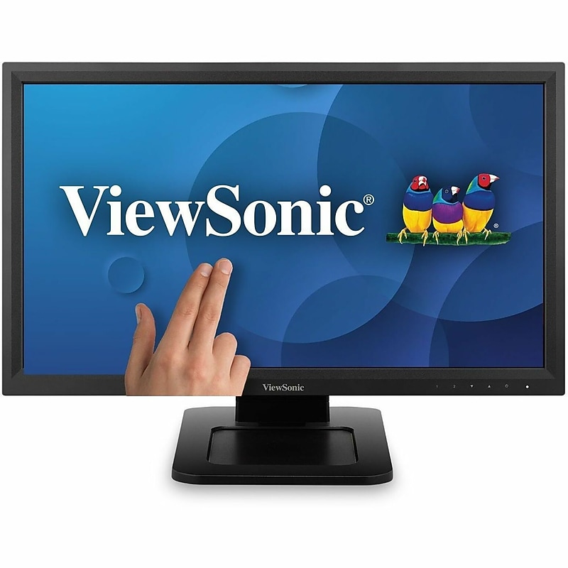 ViewSonic TD 21.5" 1920×1080 MVA 75Hz Touchscreen Monitor, Built‑In Speaker, Black (TD2211) image 1