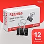 Staples Small Binder Clips, 0.38" Capacity, Black, 144 Clips/Pack (ST32002/32002)~#|#~6C953CF3-0BE4-4DA9-91C0493470B5BBFE_sc7