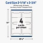 Avery Arched Tent Cards , 2-1/16" x 3.75", Matte, 200 Labels/Box (95325)~#|#~6C96D55C-31A5-4571-85859865E9EBFB3F_sc7