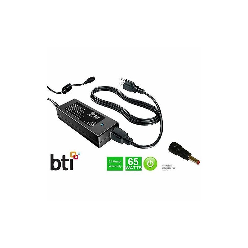 BTI 65W USB-C, Laptop Adapter for Dell Laptop, Black (492-BDBZ-BTI) image 1