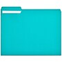 Staples File Folder, 1/3-Cut Tab, Letter Size, Teal, 100/Box (ST62567)~#|#~6CA4FD7E-006E-425A-A3F5B2B72548F181_sc7