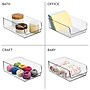 iDESIGN Small Stackable Plastic Storage Bin, Clear, 2/Pack (57030M2)~#|#~6CA89A1F-2623-423B-8A203712E206348E_sc7