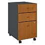 Bush Business Furniture Cubix 3-Drawer Mobile Vertical File Cabinet, Letter/Legal Size, Natural Cherry/Slate (WC57453PSU)~#|#~6CA89F41-1FB3-404C-B40B019A96C6A004_sc7