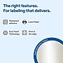 Avery Laser/Inkjet Multipurpose Labels, 5-1/8" x 4", Pearlized Ivory, 300 Labels/Box (19479370707)~#|#~6CA9BC74-E7D6-4676-9568D5FB81AA9EF7_sc7